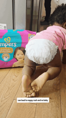 Pampers Premium Protection social post