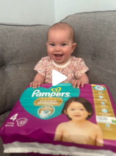Pampers Premium Protection social post