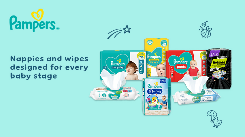 The collaboration of M&S + Pampers 